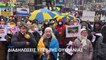 Διαδηλώσεις υπέρ της Ουκρανίας σε Ευρώπη και Αμερική