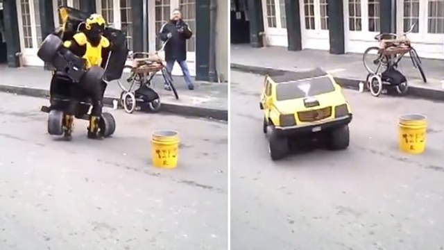 C'est le meilleur déguisement Transformers que vous ayez jamais vu
