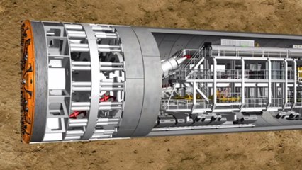 Decouvrez la "Earth Pressure Balance", une machine révolutionnaire pour creuser des tunnels
