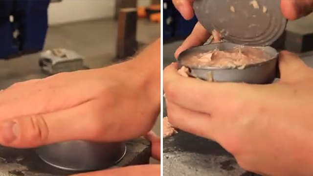 Comment ouvrir une boite de conserve sans aucun outil ?