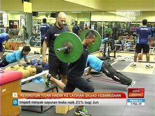 Revington tidak hadir ke latihan skuad kebangsaan