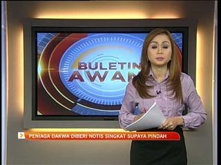 Peniaga dakwa diberi notis singkat supaya pindah