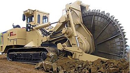 Tesmec TRS 1100 : la monstrueuse machine broyeuse de pierres