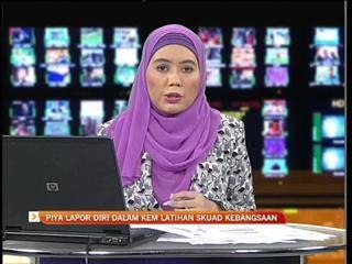 Piya lapor diri di kem skuad kebangsaan
