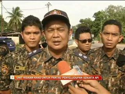 Unit Risikan Khas pantau penyeludupan senjata api