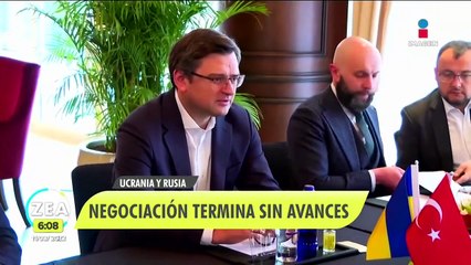 Negociación entre Ucrania y Rusia termina sin avances