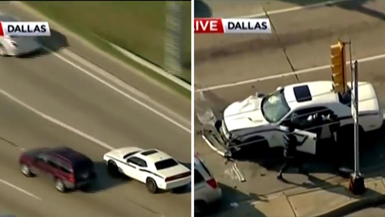 Une course-poursuite à Dallas se termine en accident puis en bagarre