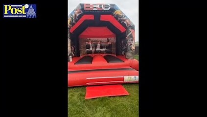 Bouncy castle company goes viral after creating Bad Boy Chiller Crew castle