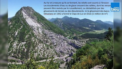 L'érosion sculpte le massif du Vercors depuis  sa formation