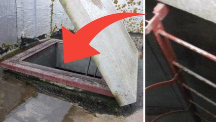 Il tombe sur une mystérieuse trappe en pleine campagne et fait une découverte flippante