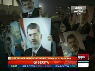 Perarakan penyokong Morsi diadakan di Kaherah
