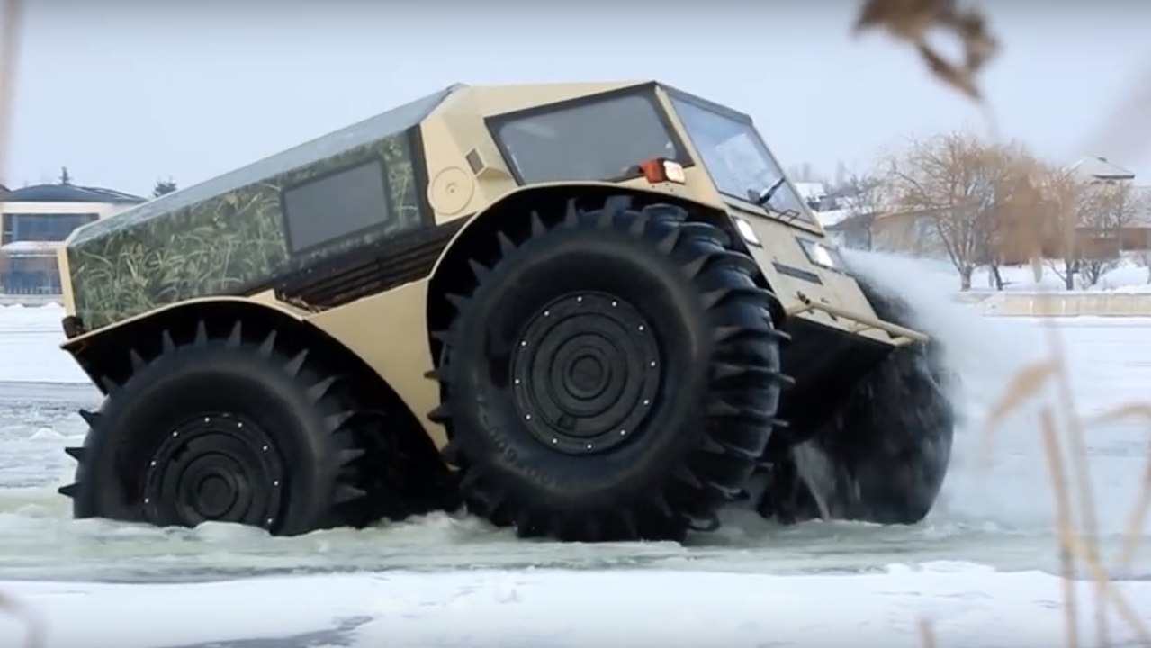 Sherp ATV : le 4x4 russe tout-terrain