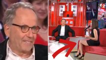 Vivement Dimanche : Fabrice Luchini perturbé par la robe trop courte de Marina Kaye