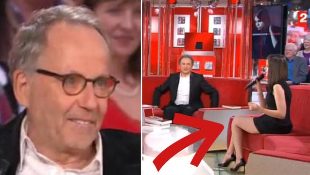 Vivement Dimanche : Fabrice Luchini perturbé par la robe trop courte de Marina Kaye