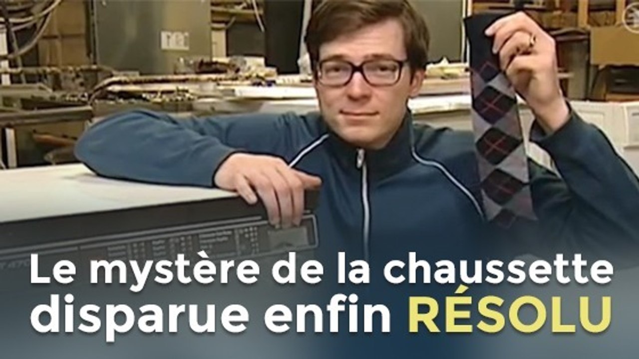 Voilà où disparaissent vos chaussettes lors d'une lessive