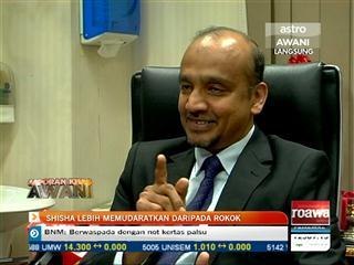 Shisha lebih memudaratkan berbanding rokok