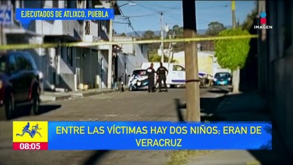 Dos niños entre las personas ejecutadas en Atlixco, Puebla
