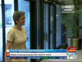 FTA EU: Amerika akan diteruskan
