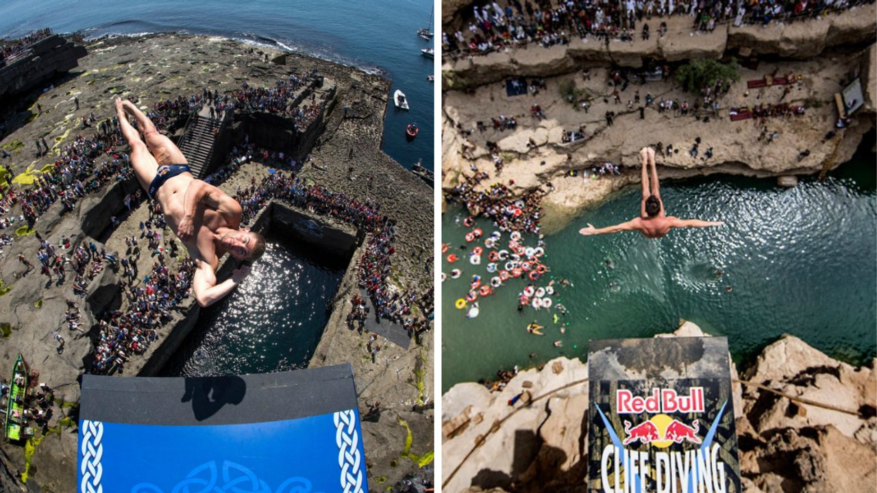 Red Bull Cliff Diving : défier le vide à travers le monde avec des plongeons extraordinaires