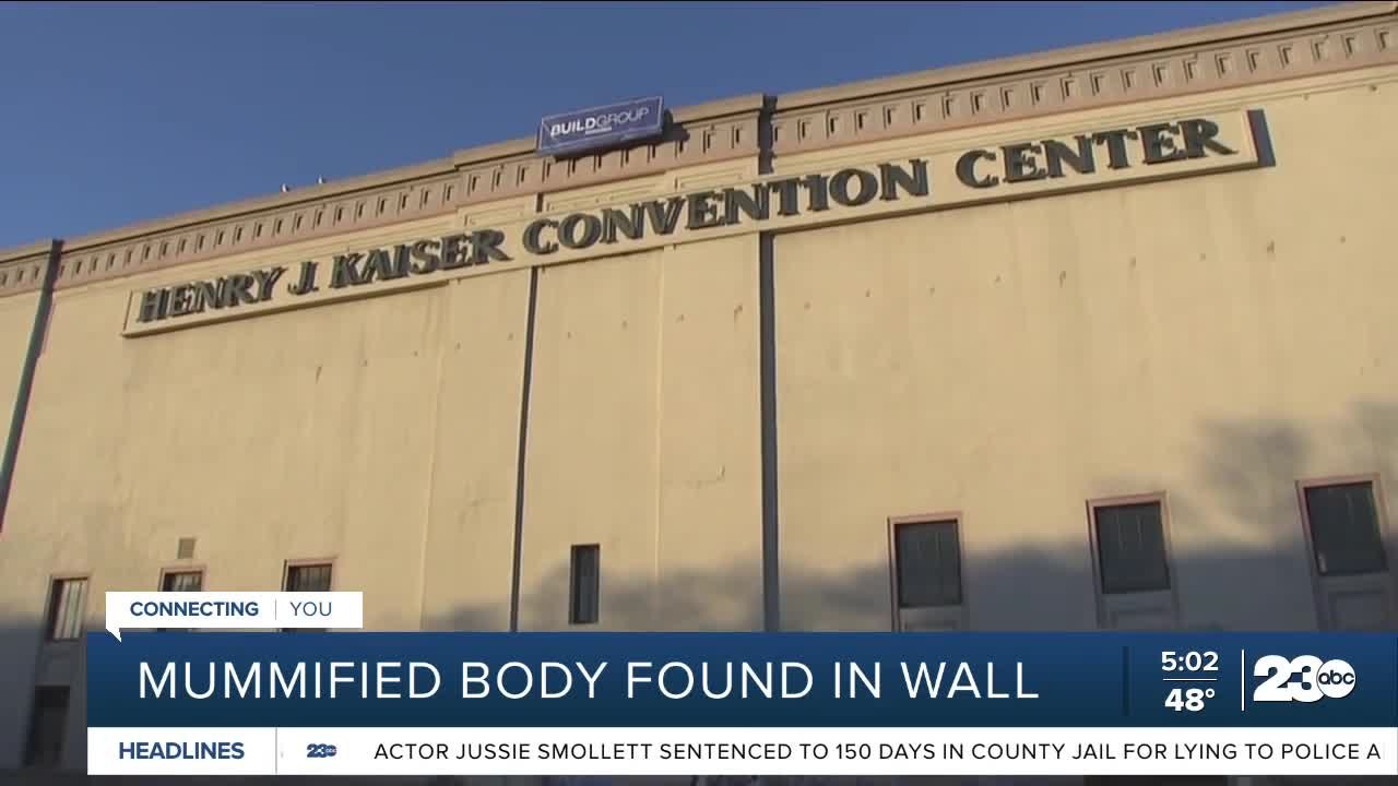 Mummified body found in wall of Kaiser Convention Center in Oakland