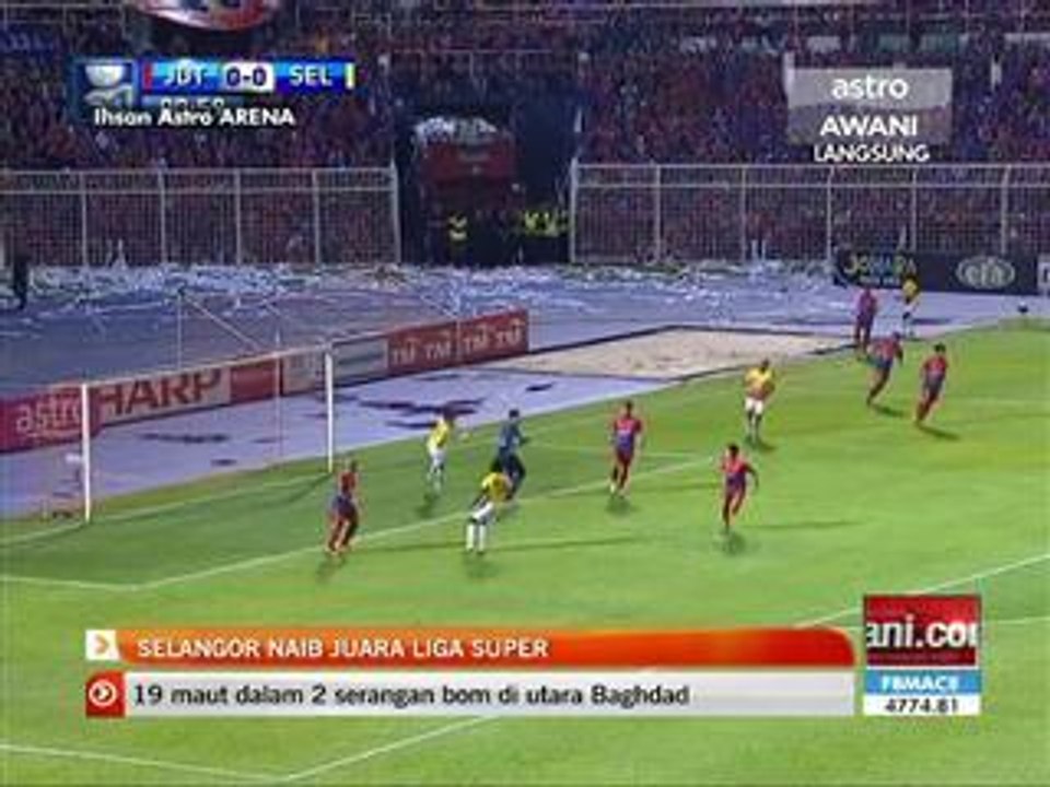 Selangor naib juara Liga Super