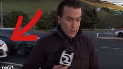 Un journaliste échappe de peu à la mort en plein direct