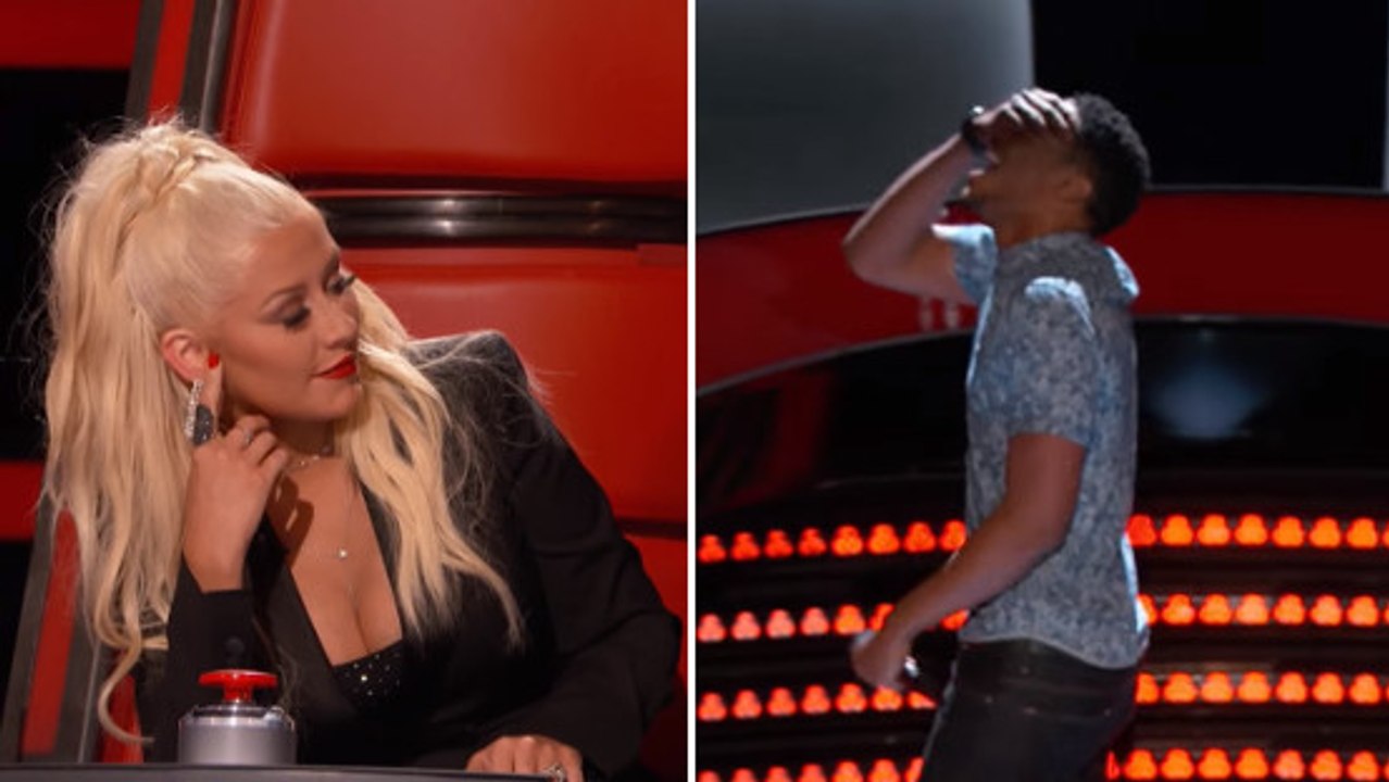 The Voice Christina Aguilera chante I put a spell on you avec un