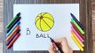 HOW TO DRAW A BALL,EASY DRAWING,STEP BY STEP DRAWING FOR KIDS,EASY ART