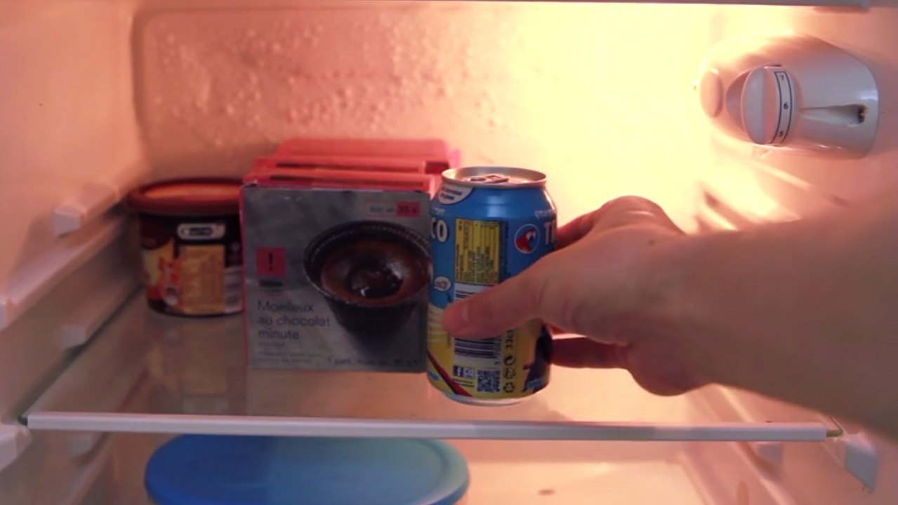 Comment refroidir rapidement une canette ?