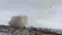 Donbass'ta Ukrayna ordusundan Rus mevzilerine roket atışı