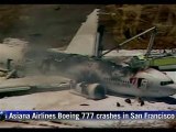 Asiana Airline Boeing 777 crashed in San Francisco