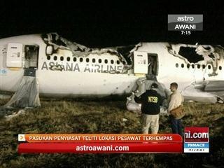 Pasukan penyiasat teliti lokasi pesawat terhempas