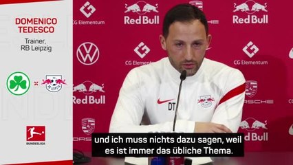Tedesco: “Sind auch gegen Fürth Profis genug”