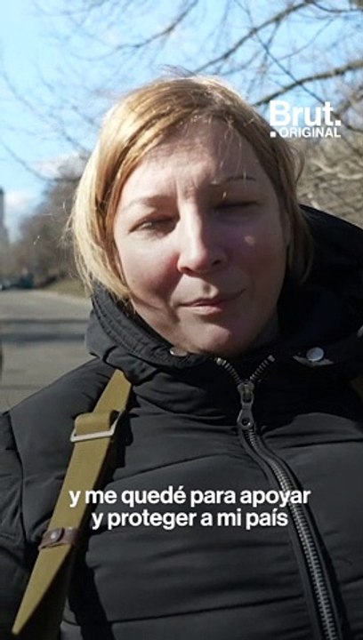 Alexandra se quedó en Ucrania para defender su país