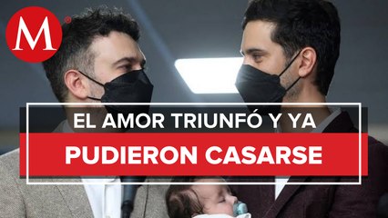 Celebran primer matrimonio igualitario en Chile