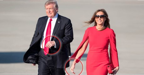 Donald Trump et Melania : Le président refuse que leur couple se tienne la main en public !