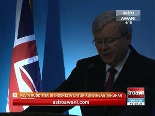Kevin Rudd tiba di Indonesia, rundingan tahunan