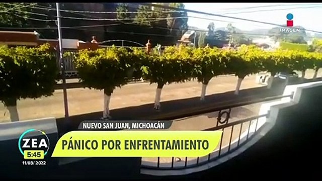 Enfrentamiento en Nuevo San Juan, Michoacán, causa pánico
