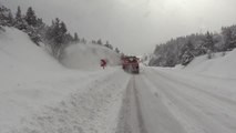 KASTAMONU - Kar yağışı etkili oluyor