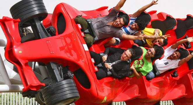 Formula Rossa, l'attraction la plus rapide du monde qui va à 240 km/h !