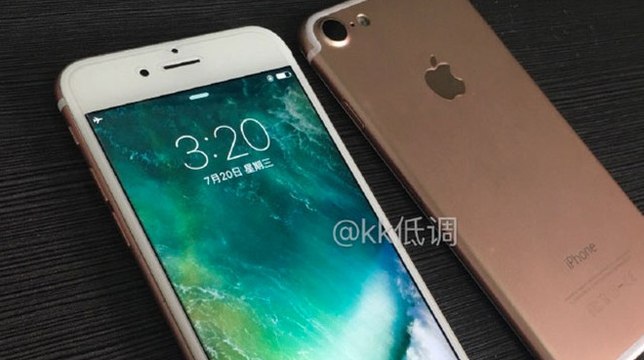 iPhone 7 : premières photos du smartphone allumé et du kit main libre !