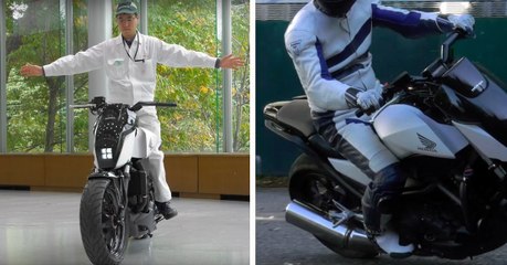 Honda Riding Assist : une moto autostable et autonome
