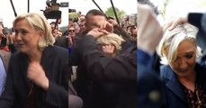 Marine Le Pen accueillie par des jets d'oeufs et des insultes lors d'une visite à Dol-De-Bretagne