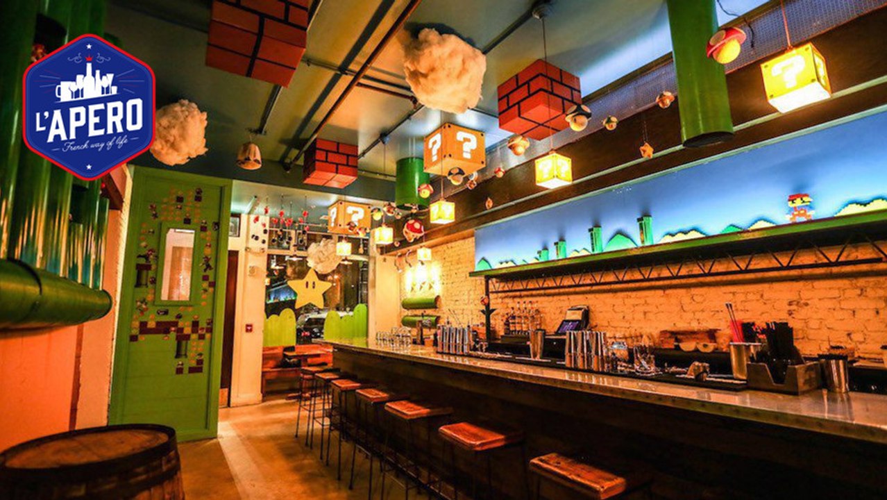 The Cherry Blossom Pub : Le bar Super Mario