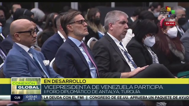 Vicepresidenta de Venezuela aboga por restablecimiento de relaciones con Colombia