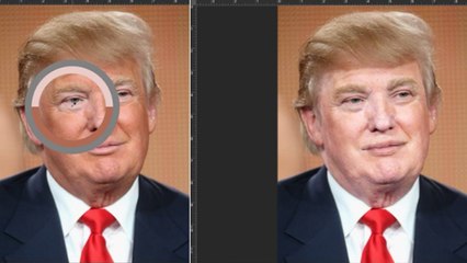 Donald Trump sans bronzage, ça ne s'oublie pas