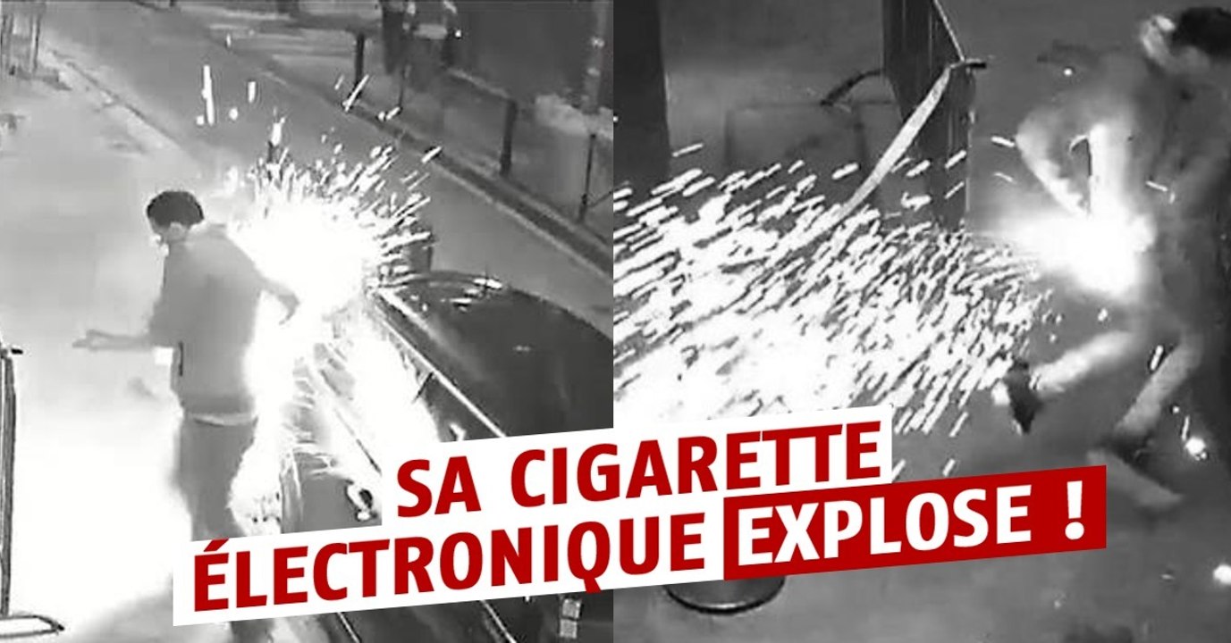 Amine Britel s'est gravement brûlé suite à l'explosion de la batterie de sa cigarette électronique