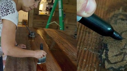 Bricolage : une astuce recyclage économique pour transformer un mur en table