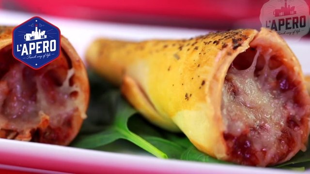Pour vos apéros, venez découvrir la recette de la pizza en forme de cornet