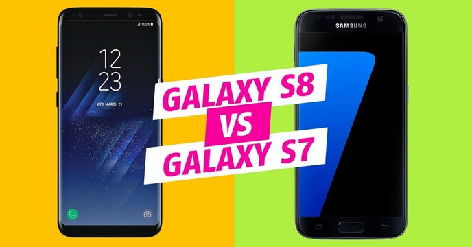 Galaxy S8 vs Galaxy S7 : le comparatif des smartphones Samsung
